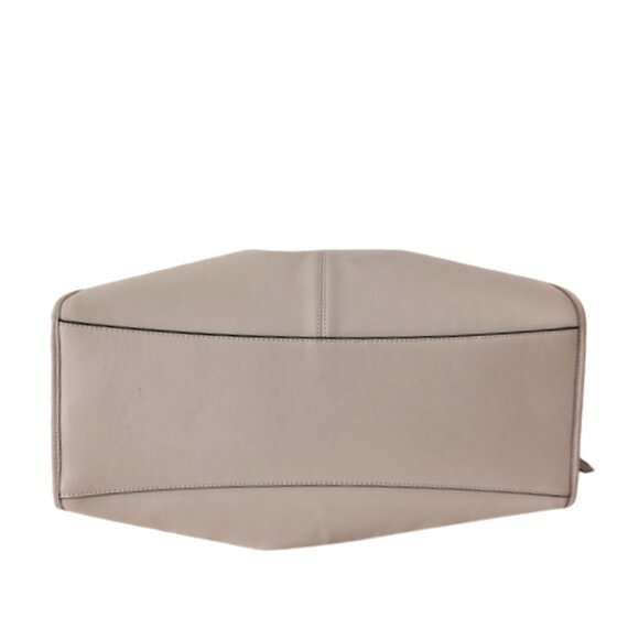 Brand New Coach Carlyle Smooth Leather Shoulder Bag Gray Birch 14” L x 11” H x - Picture 6 of 14